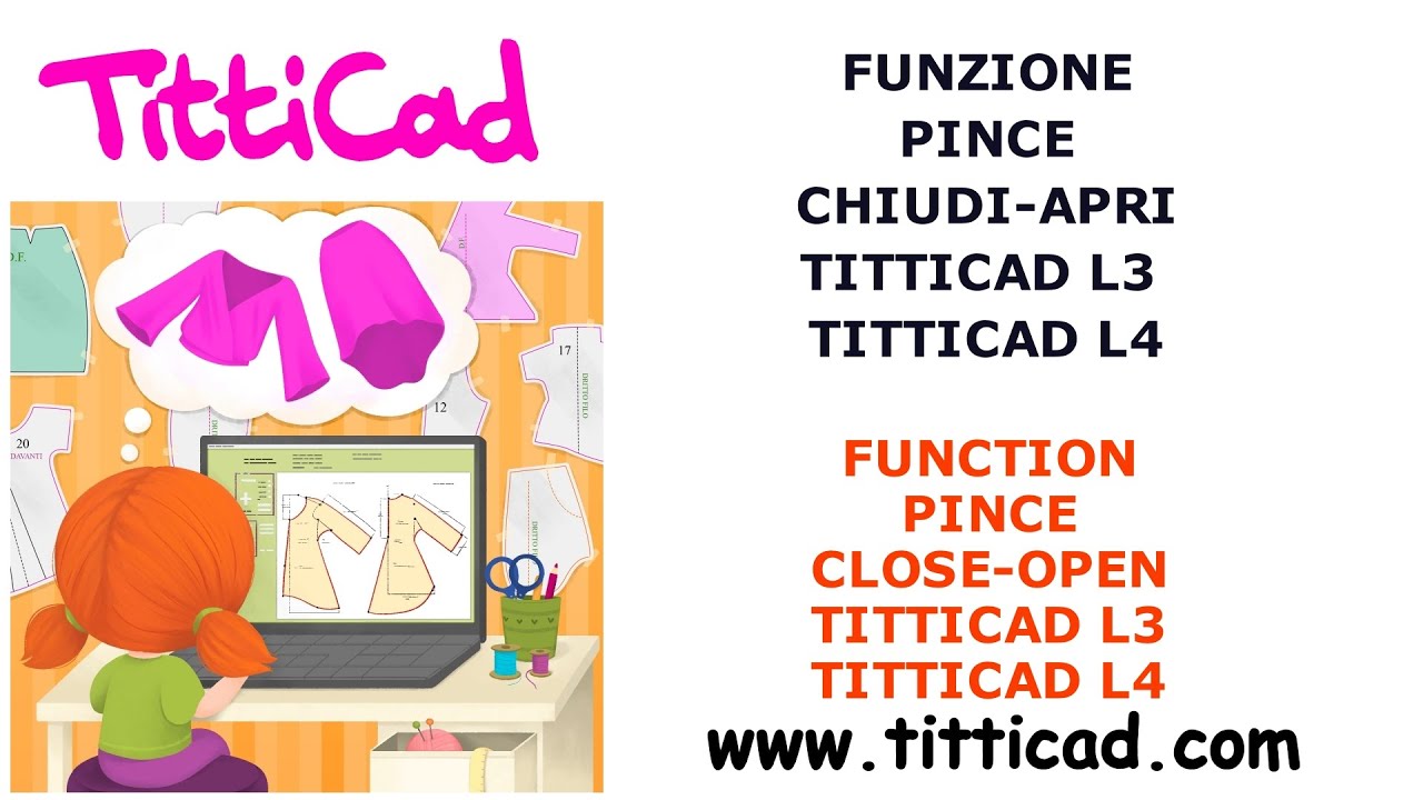 Funzione Pince Chiudi Apri presente in TittiCad L3 ed L4