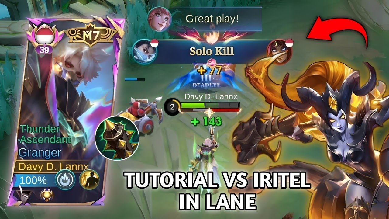 SOLO KILL ?! THIS IS HOW TO WIN VS IRITEL IN GOLD LANE !! (IMPORTANT FOR BEGINNER)🔥