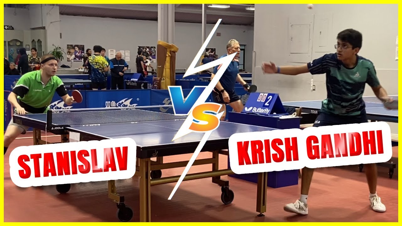 Stanislav vs Krish Gandhi - Quarter final - 2024 Markham Championships | TableTennis Match