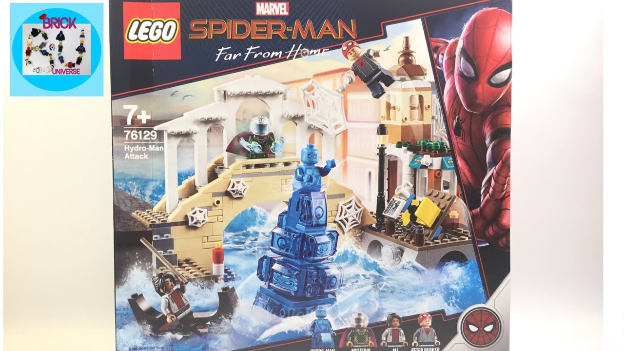 Lego Spider-Man Far From Home Hydro-Man Attack 76129 speedbuild