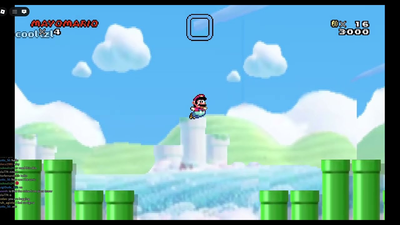 Super Mario World In Roblox Test Game Spade engine 7