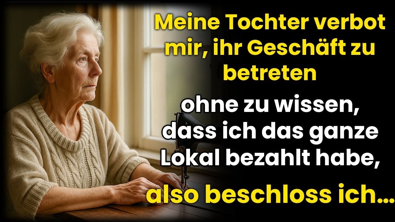 Meine Tochter verbot mir den Zutritt – ohne zu wissen, dass ich alles bezahlt habe