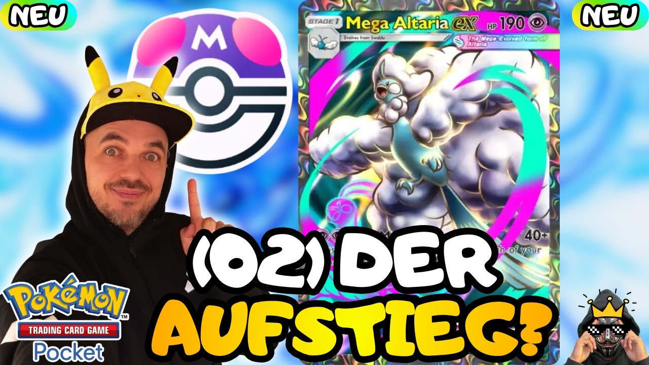 😰 MEGA ALTARIA DECK MIT BAD RNG! DECK WIRD OPTIMIERT! 🤕 MIT @MaskedZorua | Pokemon TCG Pocket Ranked