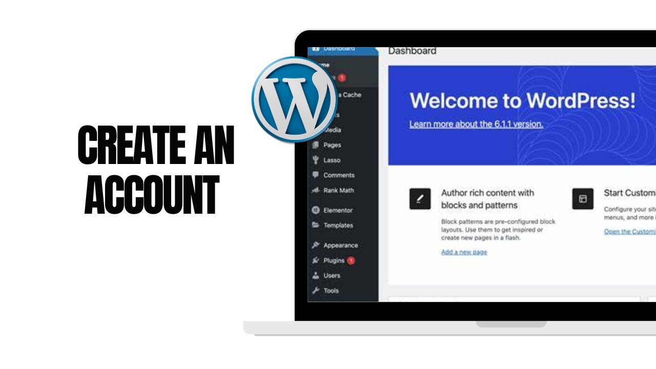 How To Create an Account On Wordpress