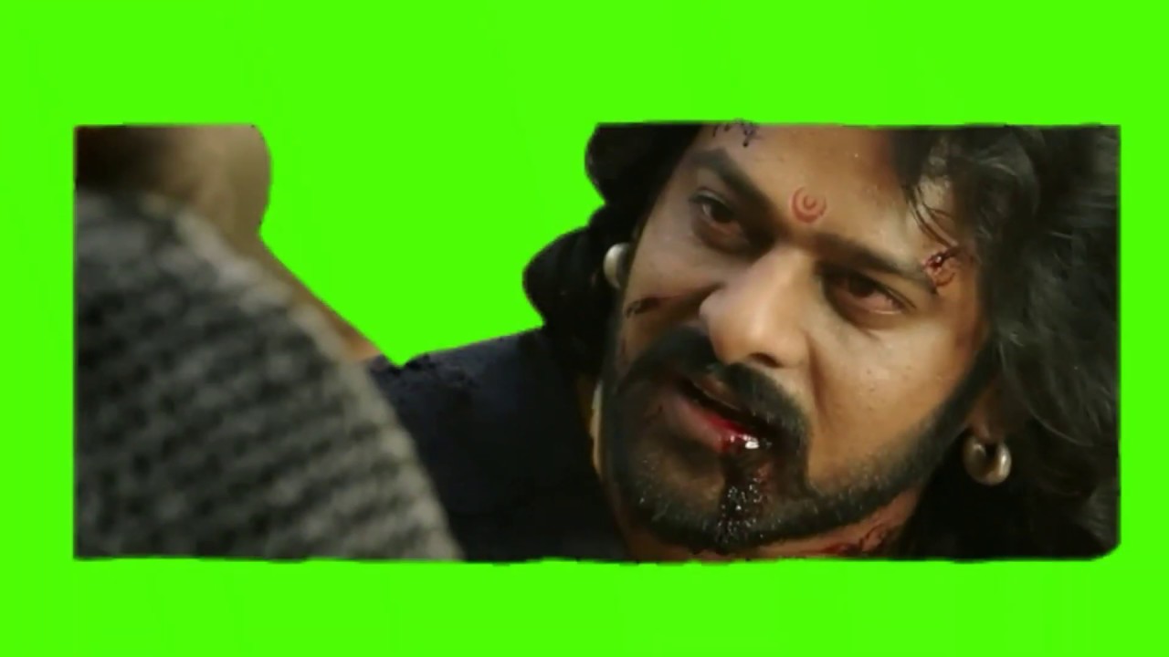 Bahubali in green screen video