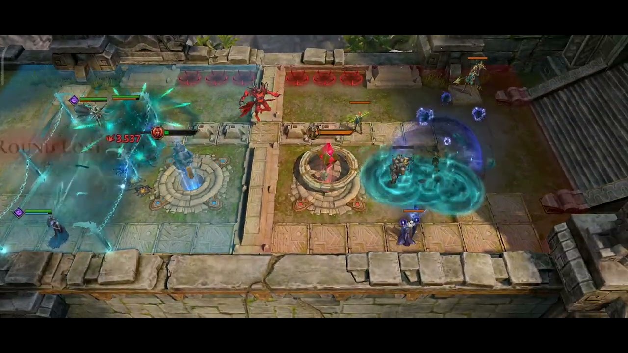the watcher of realms yeni arena AOE DPS (new arena battle 2)