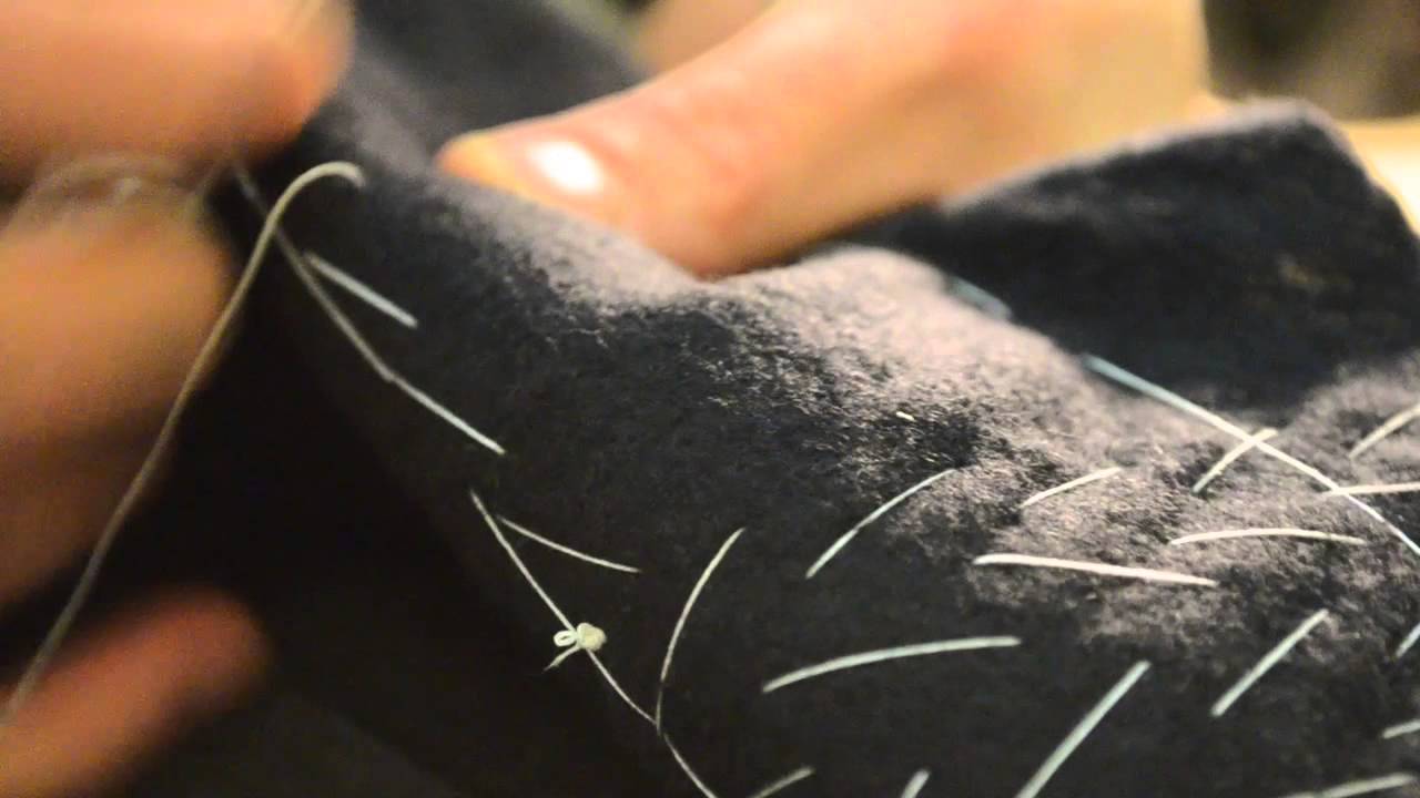 The Making of a Coat #8   Padding the Chest