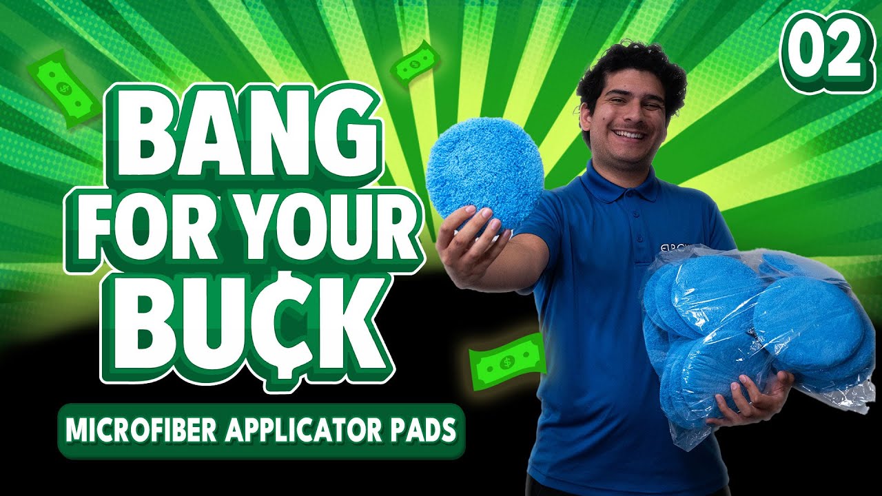 Microfiber Coating Applicator Pads💙| Bang for your buck| Polishes, waxes, sealants, dressing, glazes
