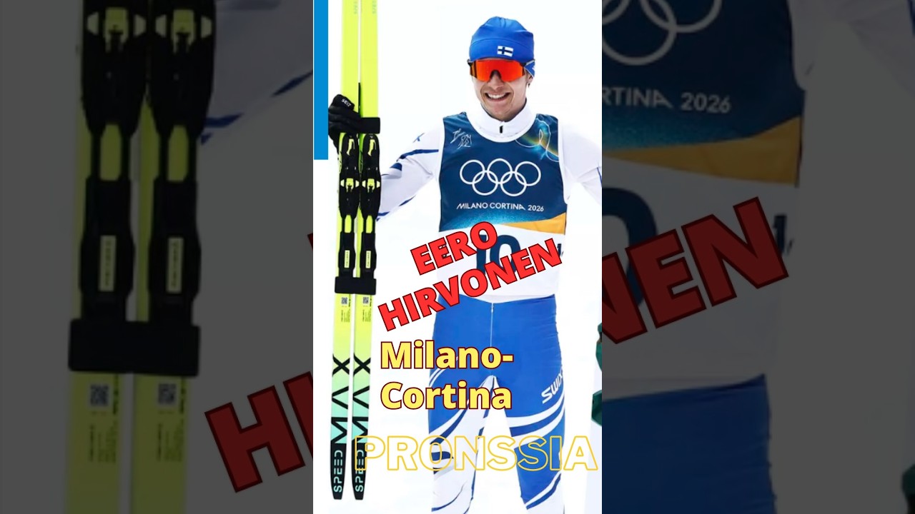 Eero Hirvonen pronssia yhdistetty Milano - Cortina 2026. Tippa linssiss&auml;. Mahtavaa! 🤗⛷️❄️