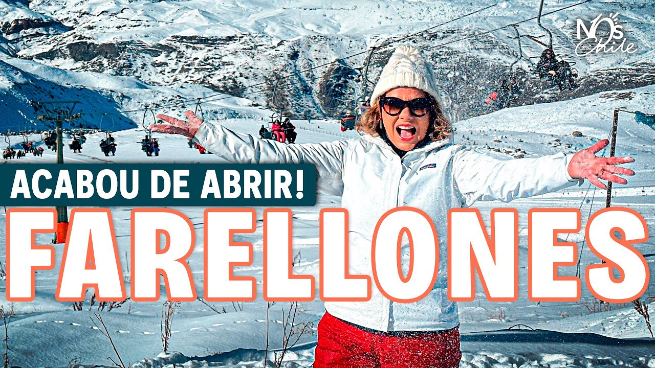 FARELLONES ABRIU: SAIBA TUDO sobre a abertura do parque Farellones em 2025 | Inverno no Chile