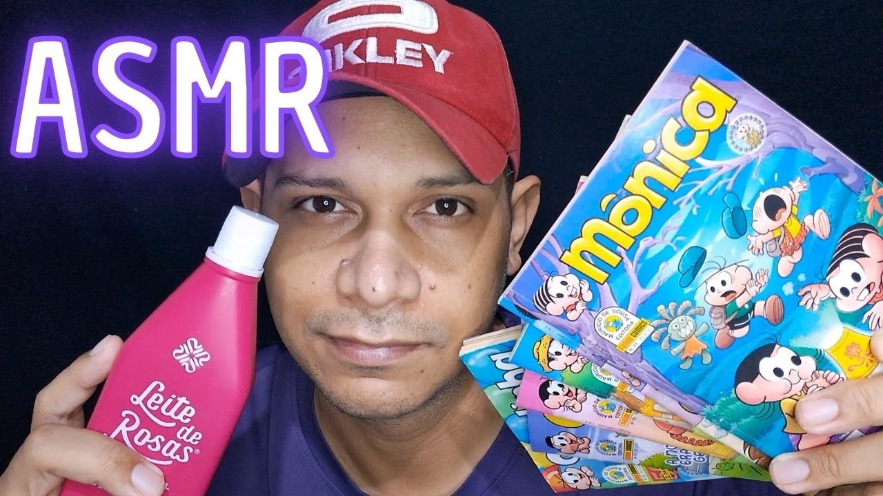 ASMR LIMPEZA DE PELE E LENDO HISTORINHA (Atenção Pessoal)