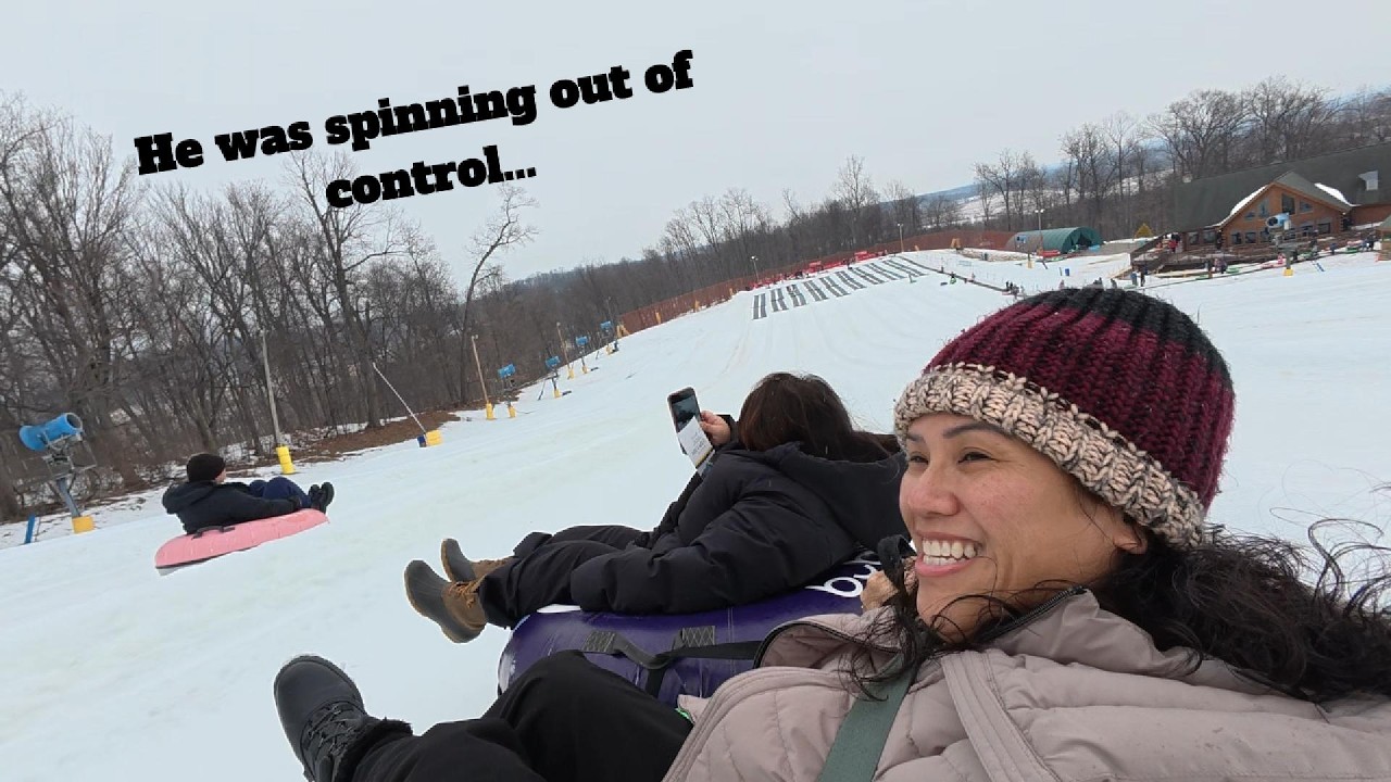 Too Much Fun at Liberty Mountain! #snowtubing #snowboarding