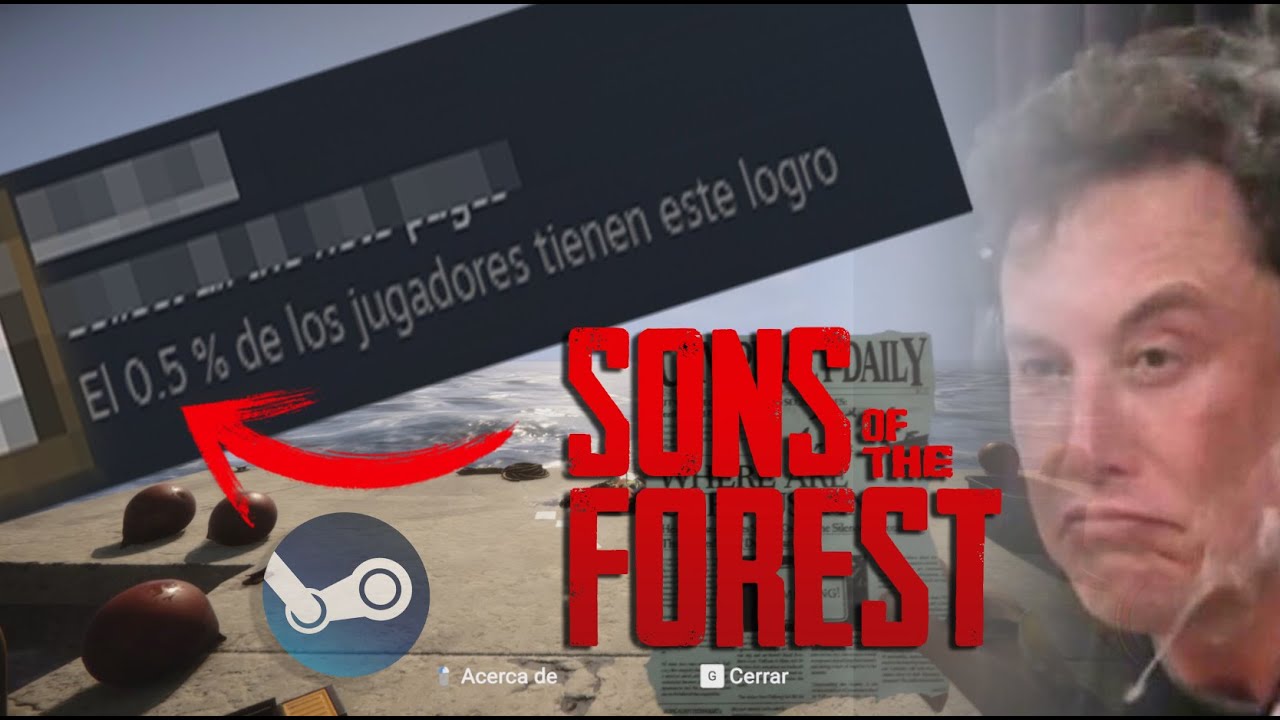 Consigo el logro final en SONS OF THE FOREST | Logros de Steam FINAL #sonsoftheforest