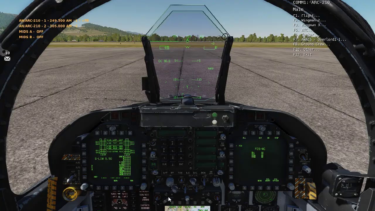 Air to Ground Practice on Hoggit Training Server