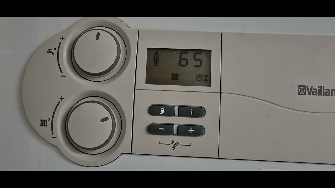 Averia caldera vaillant. Sube muy rapido el agua de calefacción. Video 2 después de la reparación 