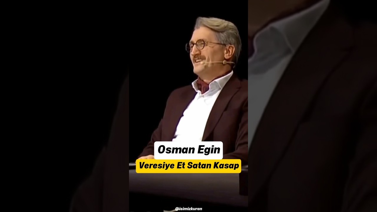 Veresiye et satan kasap kıssası - Osman Egin