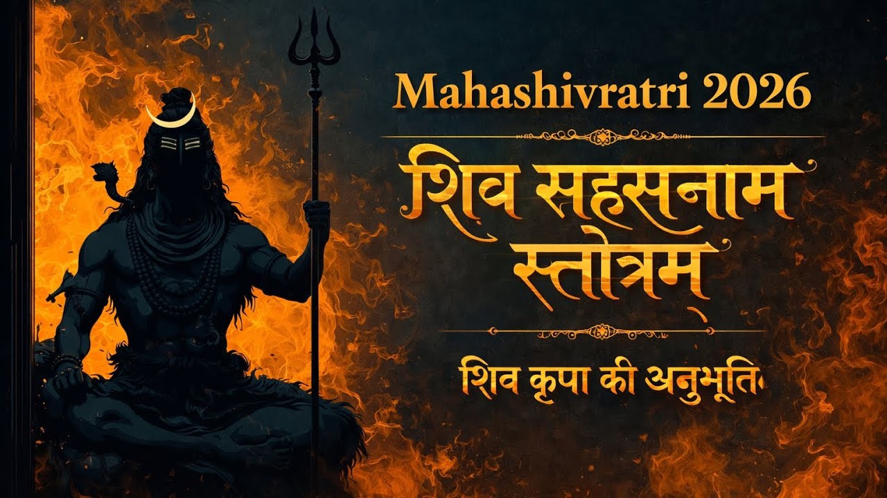 Mahashivratri 2026 🕉️ | शिव सहस्रनाम स्तोत्र | Most Powerful Shiv sahstranaam strot 