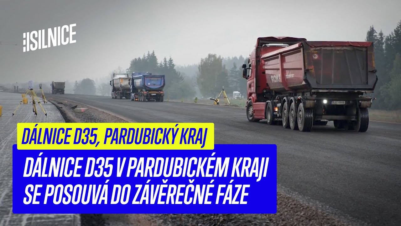 Dálnice D35 mezi Janovem a Opatovcem na Svitavsku se posouvá do závěrečné fáze / Pardubický kraj
