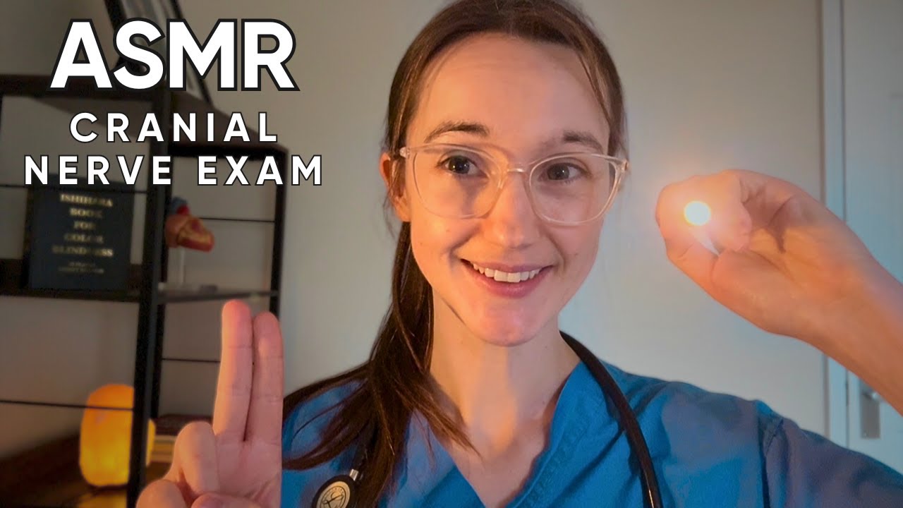 ASMR MOST detailed Medical Exam 👩‍⚕️ Doctor Roleplay & Cranial Nerve Exam