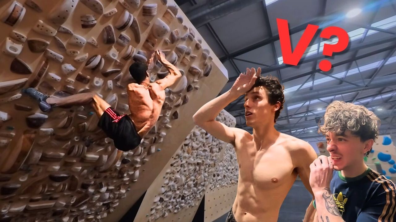 I climbed with the UK's strongest climbers on their insane training board