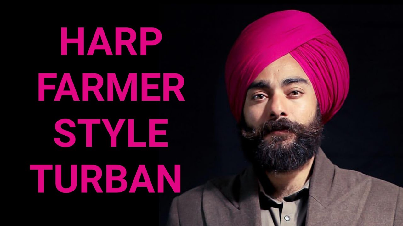 Freestyle Turban Tutorial | Harp Farmer style desi Pagg | Wattan wali pagg | Tedi pagg