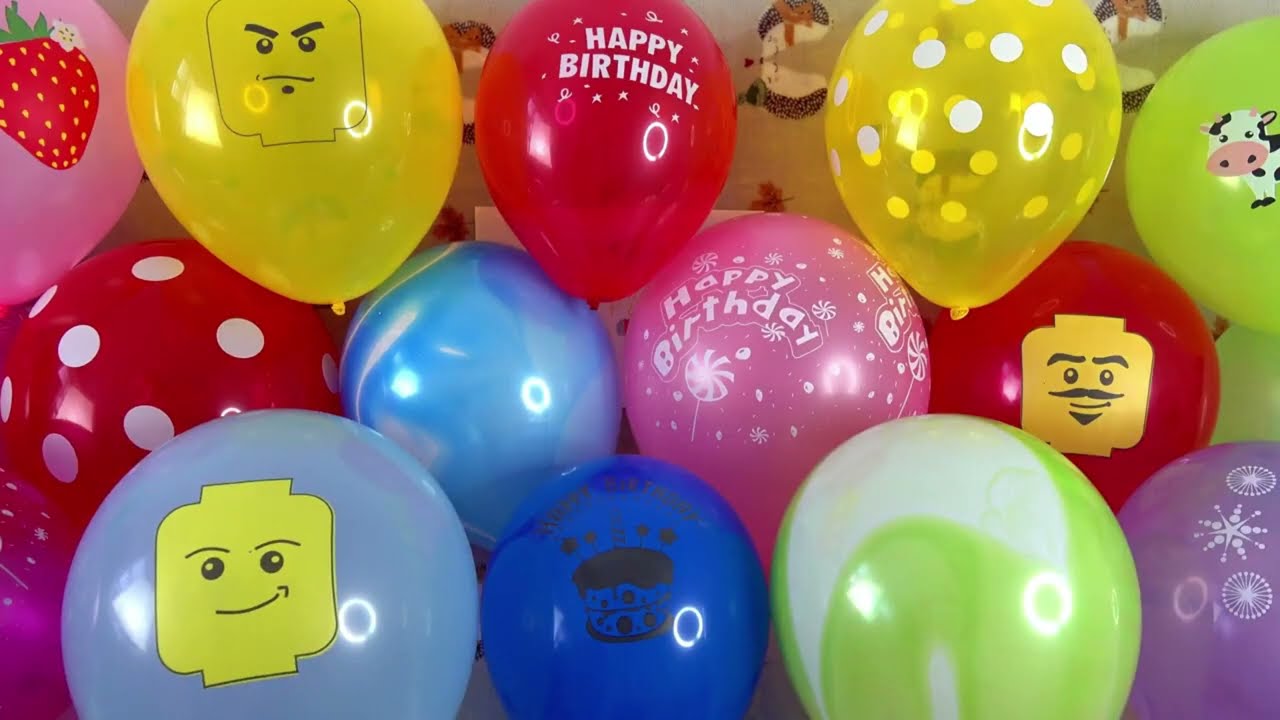 FUN BALLOON POPPING ONLY COMPILATION SHOW PART 144! #satisfying #fun #asmr #colour #balloon #popping