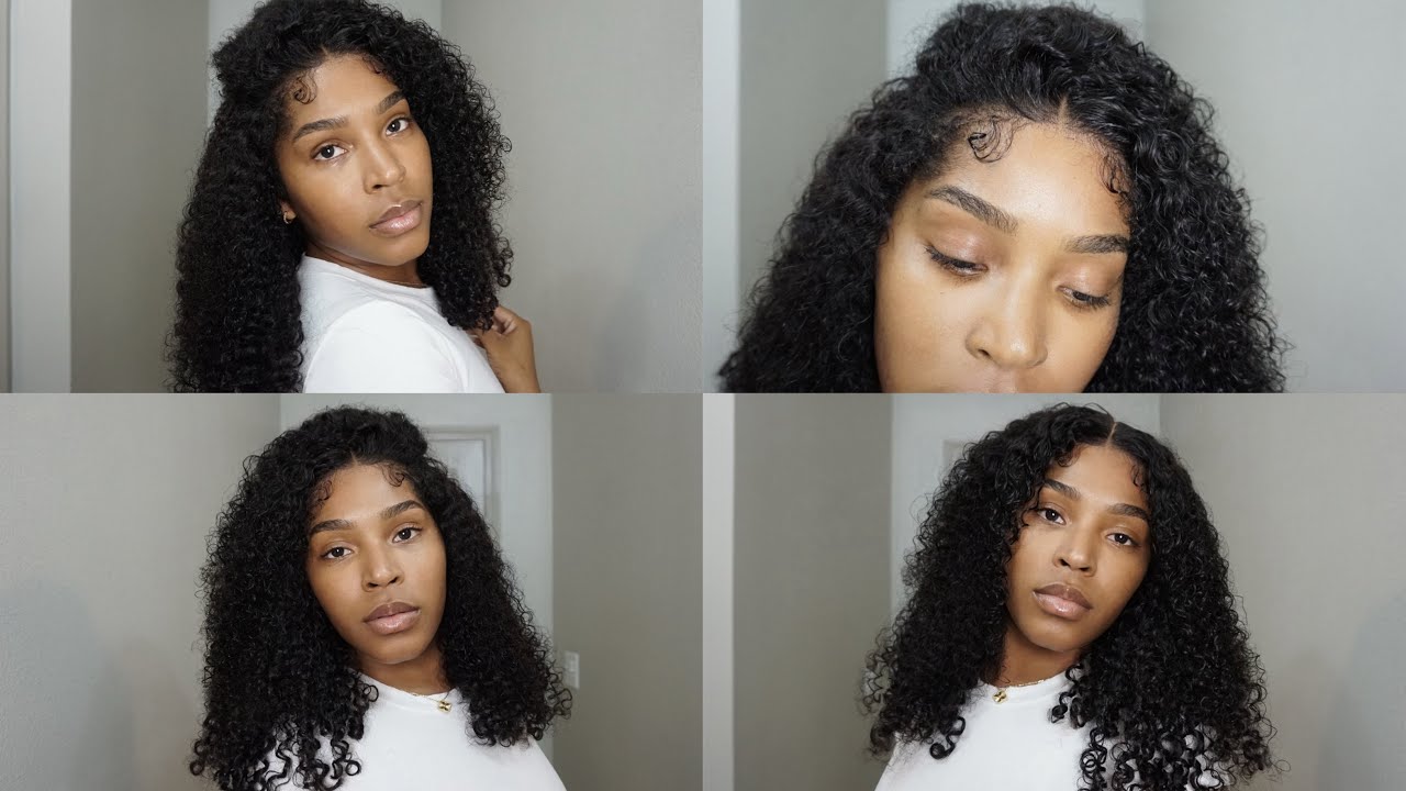 PERFECT WIG FOR SUMMER . KINKY CURLY WITH KINKY EDGES | FT ASHIMARY HAIR