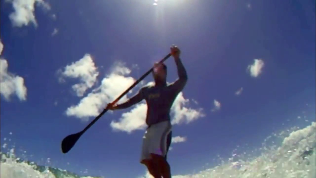 GoPro Camera SUP Surfing Waikiki Hawaii - Surf Version