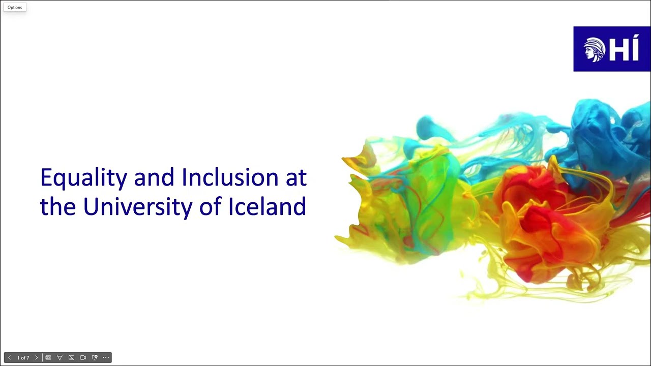 Equality and Inclusion at the University of Iceland