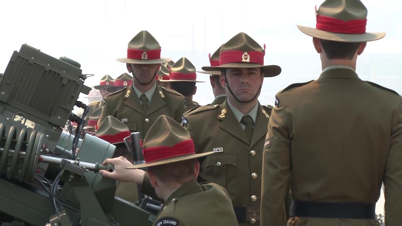 100-Gun Salute supporting the Armistice Centenary National Ceremony