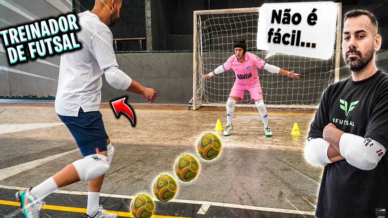 O MELHOR TREINO DE GOLEIRO DE FUTSAL PARA JOGAR A INTERCLASSE!