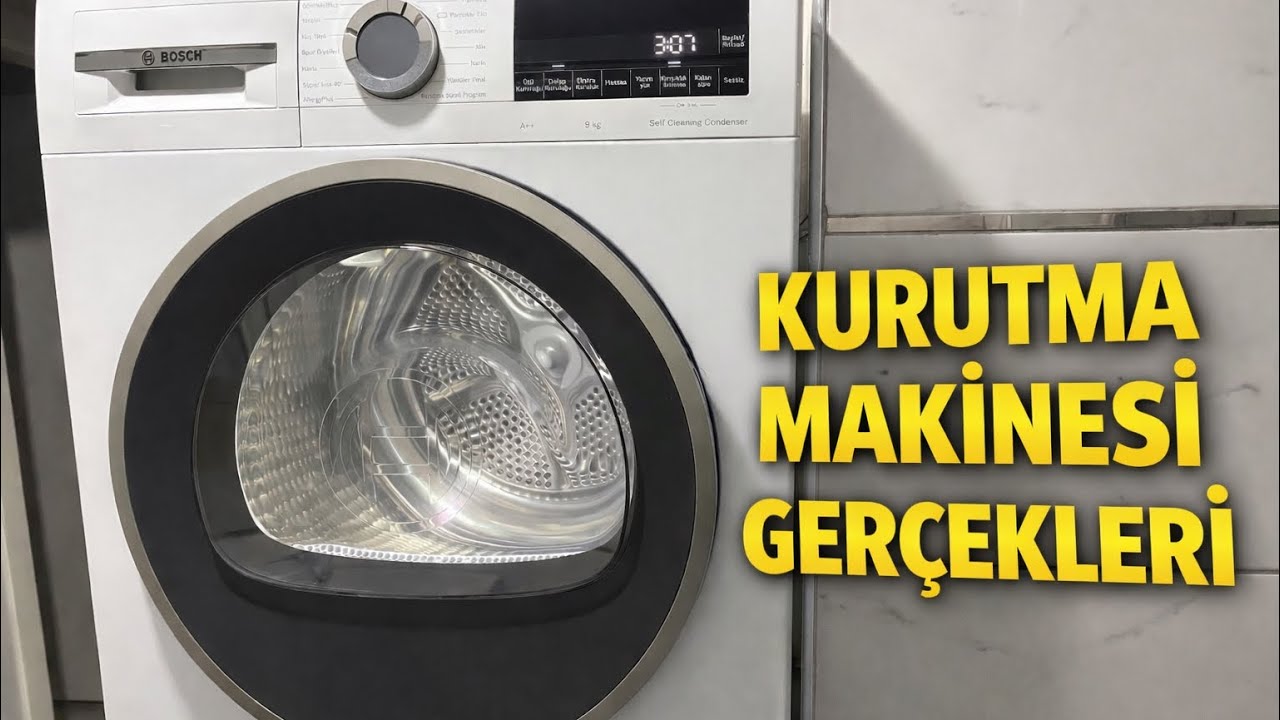 Bosch Kurutma Makinesi|Bosch Çamaşır Kurutma Makinesi Kullanımı|Bosch Çamaşır Kurutma Makinesi Seri6