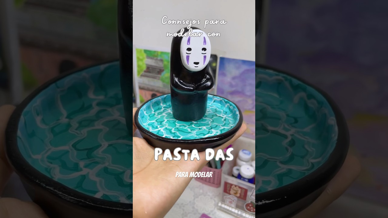 Consejos para modelar con pasta DAS 🧚🏼&zwj;♀️ #consejos #arte #ghibli #diy #manualidades
