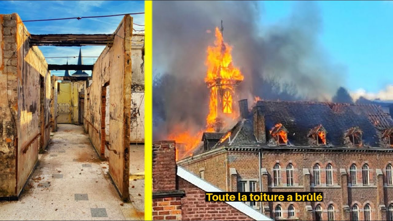 Le prieuré d'Amay a brûlé… (retour urbex #18)
