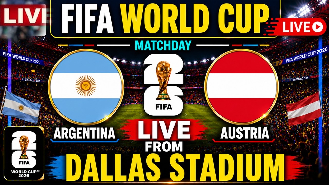 FIFA World Cup 2026 LIVE | ARGENTINA VS AUSTRIA LIVE | Watch FIFA World Cup | FIFA Full Match Live