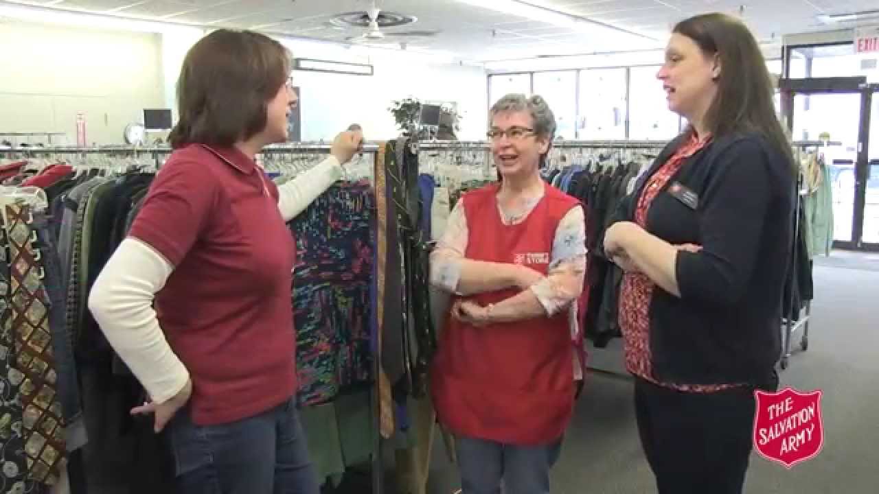 Salvation Army Thrift Store Volunteers Contribute to Their Local Community
