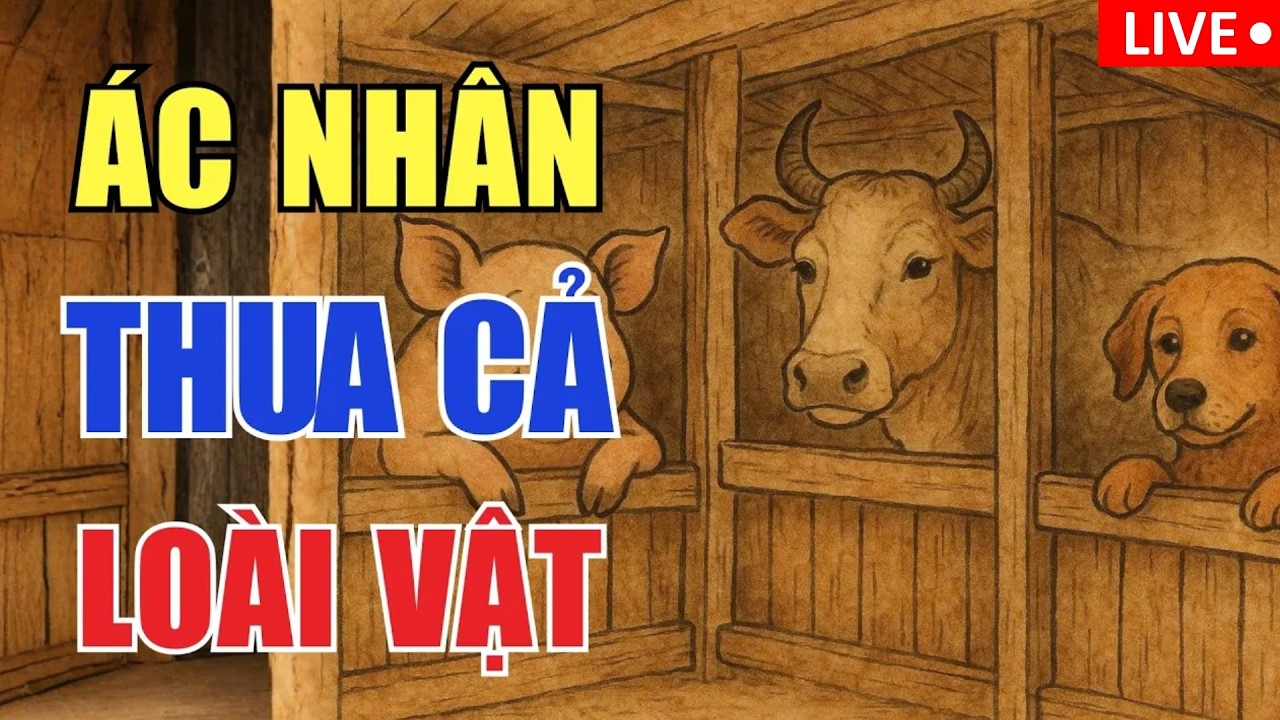 CÂU CHUYỆN NHÂN QUẢ: Kẻ Ác Tâm Nhận Quả Báo Khủng Khiếp, Không Bằng Loài Vật