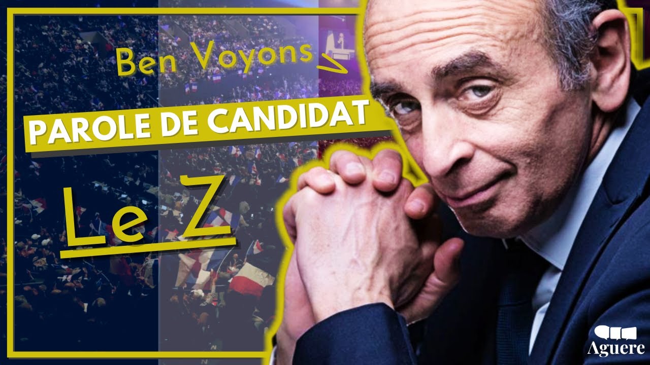 La Parole Politique de Eric Zemmour - Parole de Candidat - Analyse Rhétorique #3