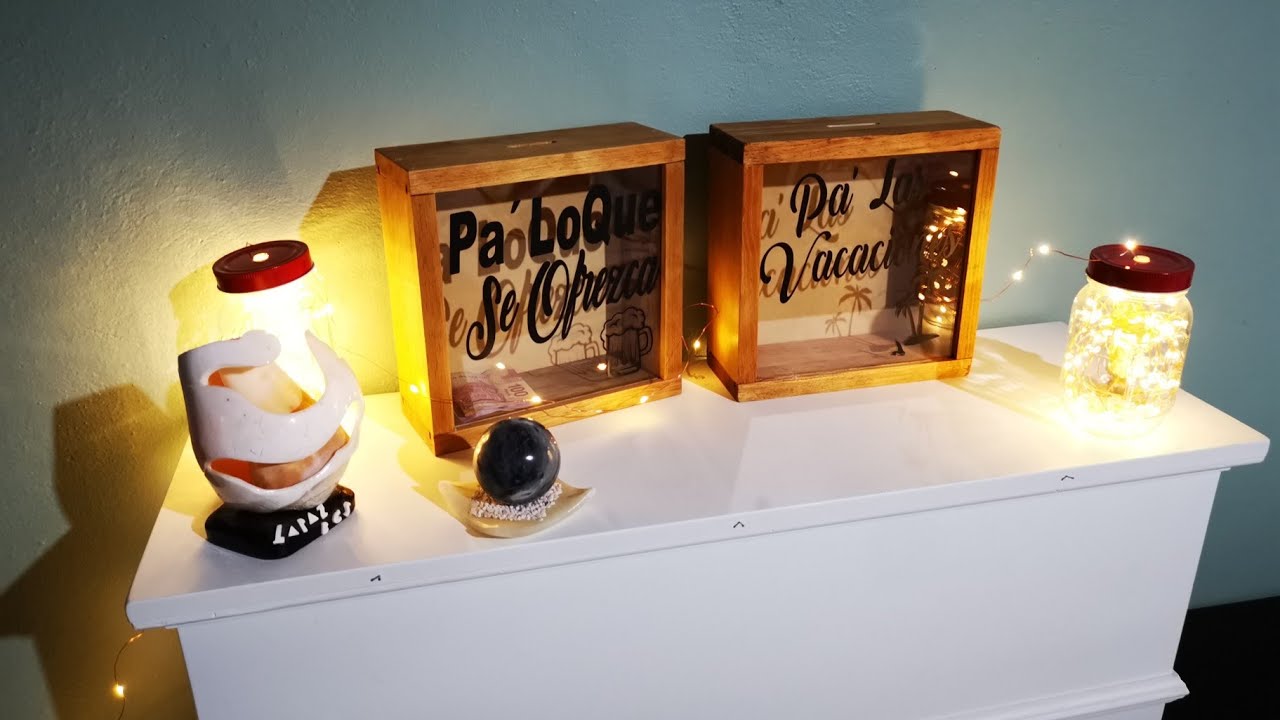 Como hacer una alcancía de madera con acabado en aceite danes de sayer lack