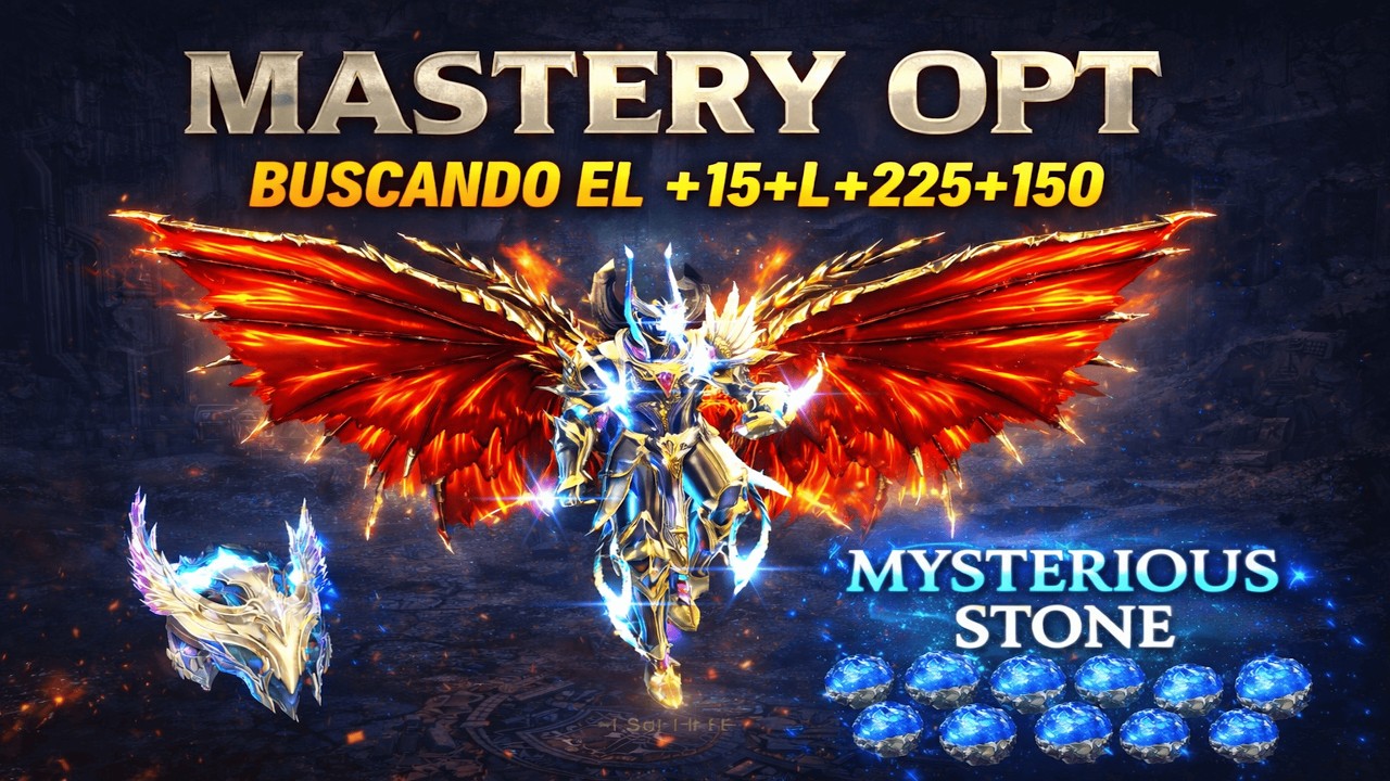 🍀 LA SUERTE ESTÁ CONMIGO 😱 | MYSTERIOUS STONE - SET IMPERIAL | MU ONLINE S21