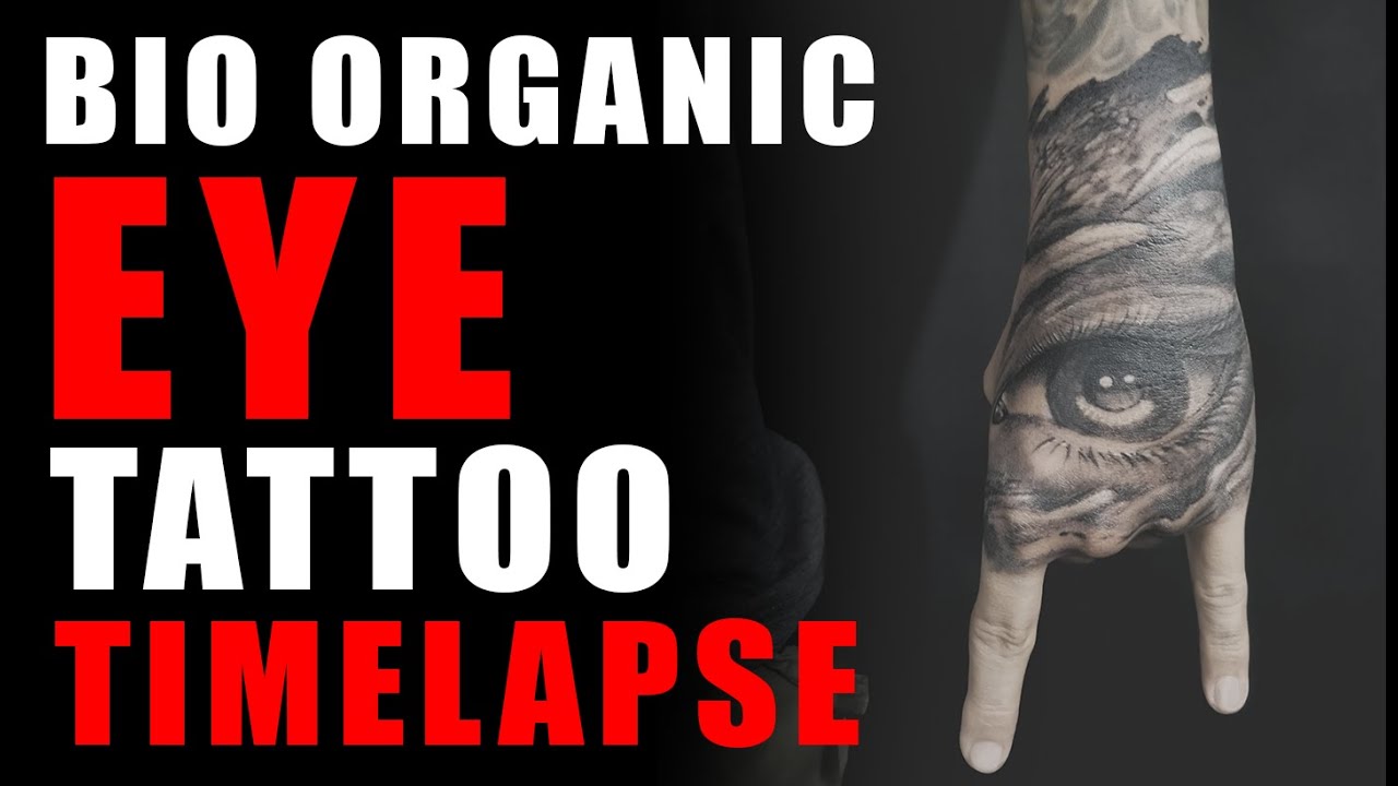 How to tattoo - Bio Organic Eye Tattoo Timelapse by Paolo Edrosa @ Amplify Tattoo Studio