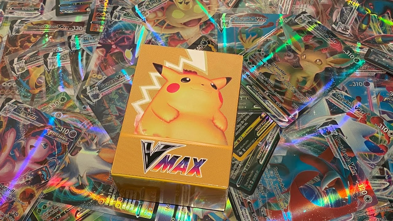 Pokémon Karten 100 Vmax karten zum auspacken ￼￼