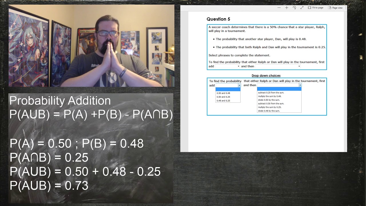 Mathemagics - 5: Adding Probabilities