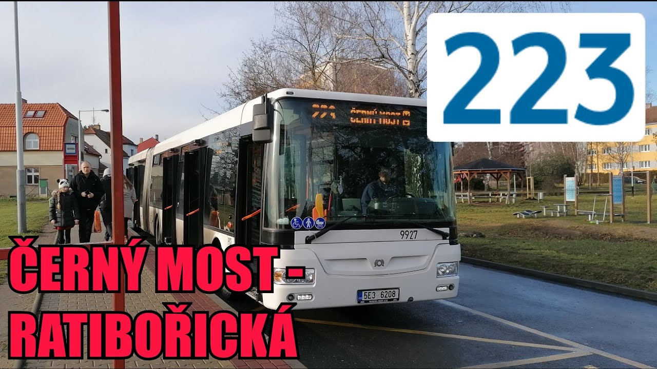 Praha linka 223 v trase Černý most - Ratibořická
