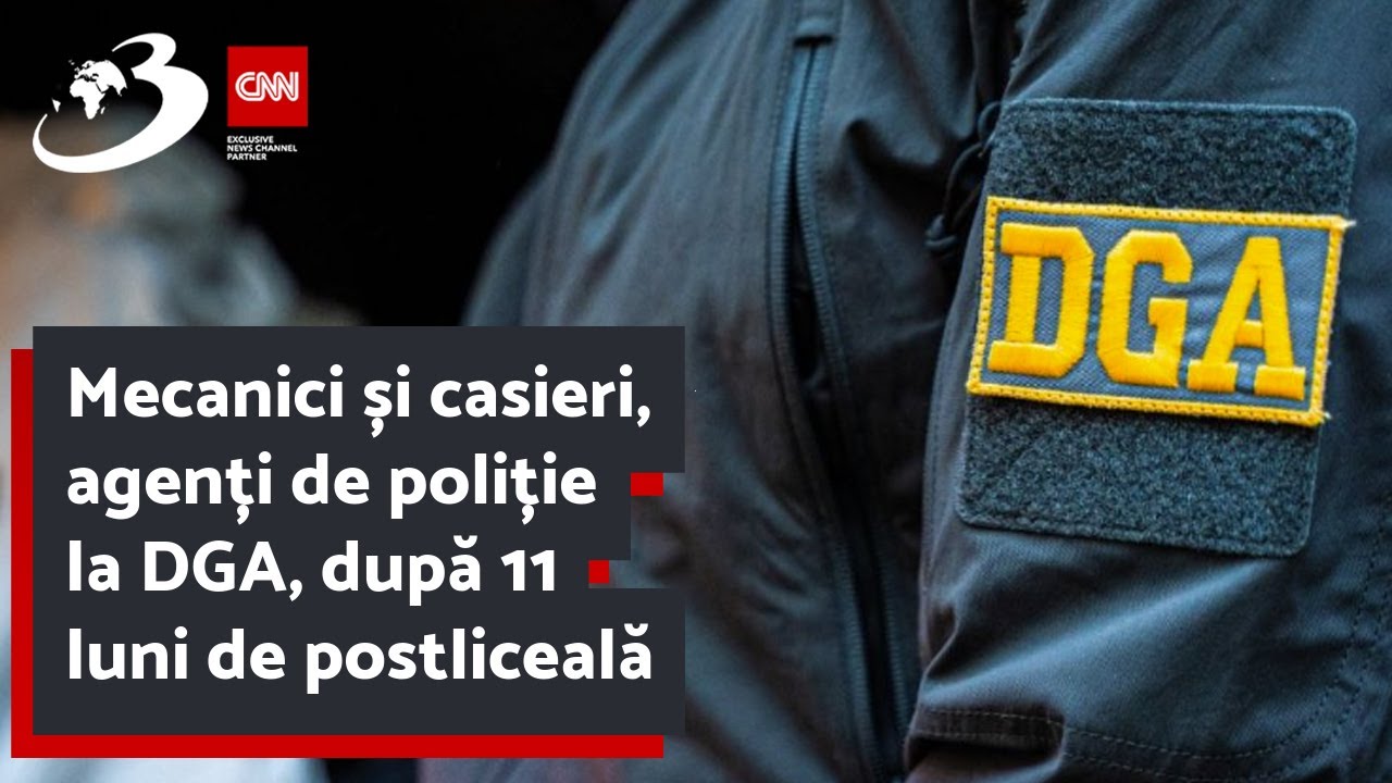 Mecanici și casieri, agenți de poliție la DGA, după 11 luni de postliceală