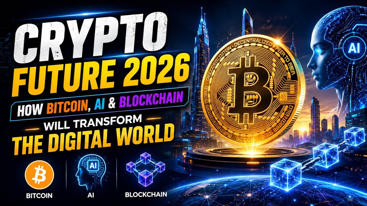 Crypto Future 2026: How Bitcoin, AI & Blockchain Will Transform the Digital World