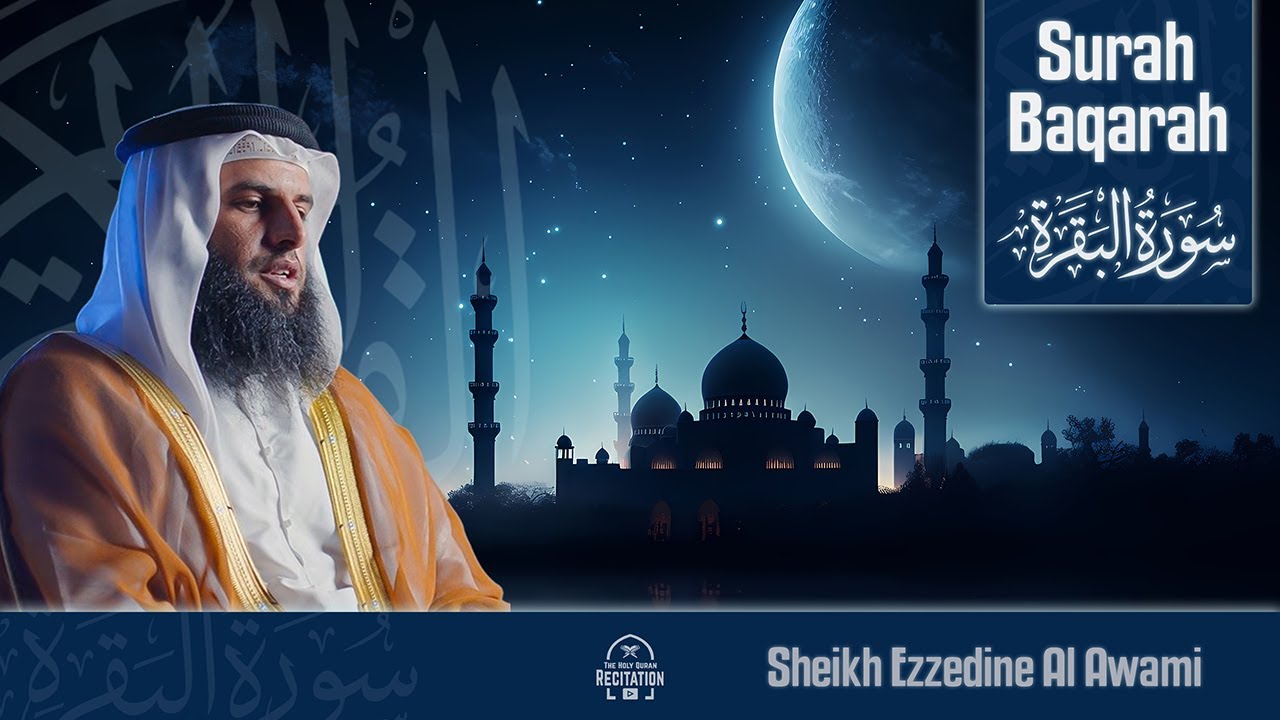 Peaceful Recitation of Surah Al Baqarah | Relaxing Heart Touching Voice | Soothing Quran for Sleep