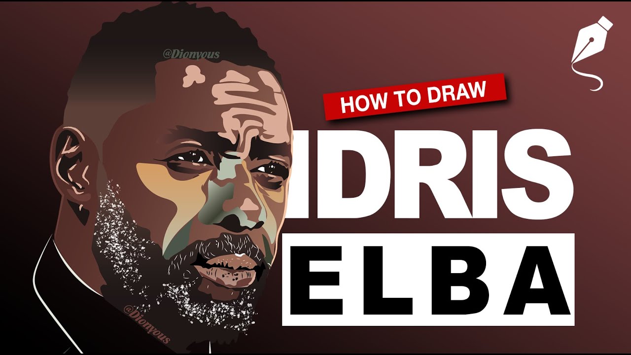 От референса к вектору: портрет Идриса Эльбы в Adobe Illustrator (полное руководство)