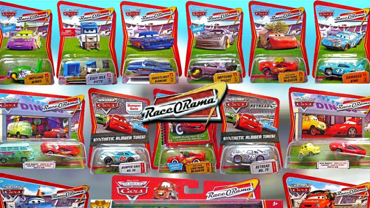 Disney PIXAR Cars 2009 Race O Rama Die-cast Line