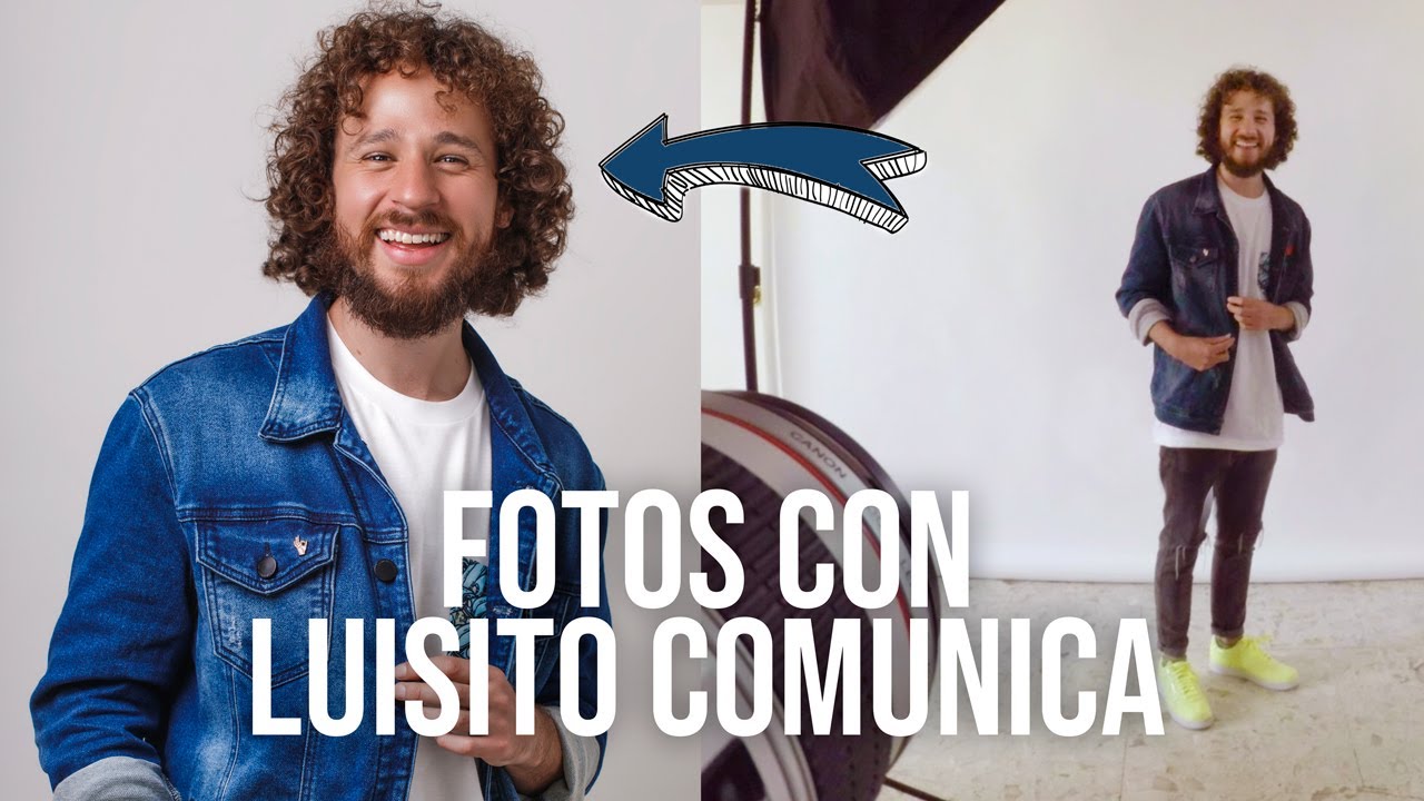 LUISITO COMUNICA me visito para hacer FOTOS de REY PALOMO - Nadir Alcantara